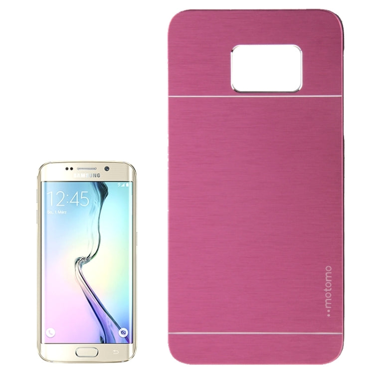 For Galaxy S6 edge+ / G928 2 in 1 Brushed Texture Metal & Plastic Protective Case