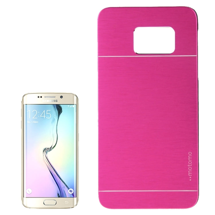 For Galaxy S6 edge+ / G928 2 in 1 Brushed Texture Metal & Plastic Protective Case