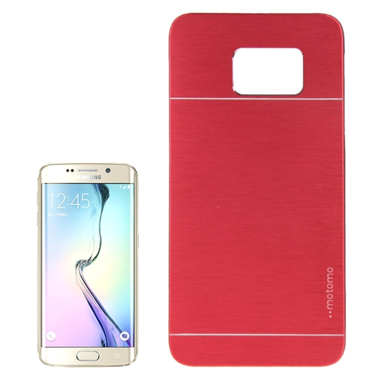 For Galaxy S6 edge+ / G928 2 in 1 Brushed Texture Metal & Plastic Protective Case