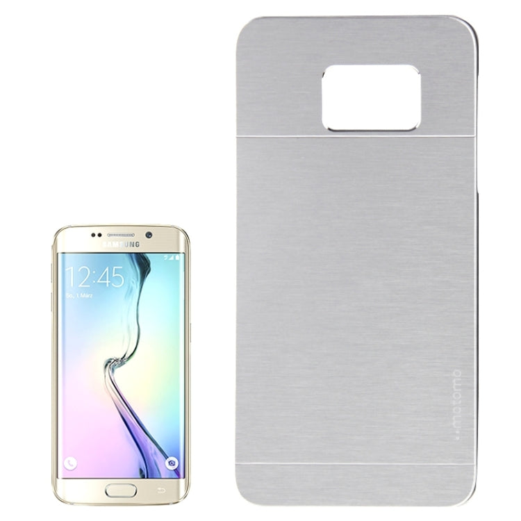 For Galaxy S6 edge+ / G928 2 in 1 Brushed Texture Metal & Plastic Protective Case