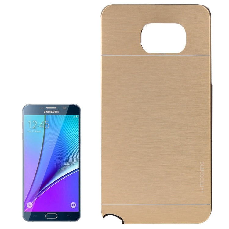 2 in 1 Brushed Texture Metal & Plastic Protective Case for Galaxy Note 5 / N920