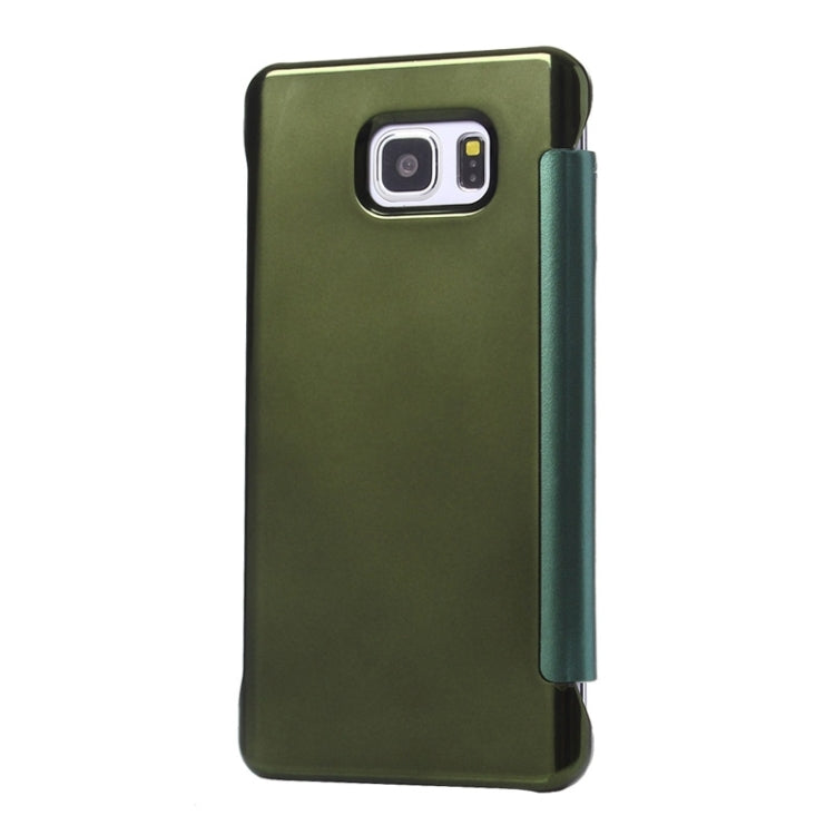 Electroplating Mirror Horizontal Flip Leather Case for Galaxy Note 5 / N920