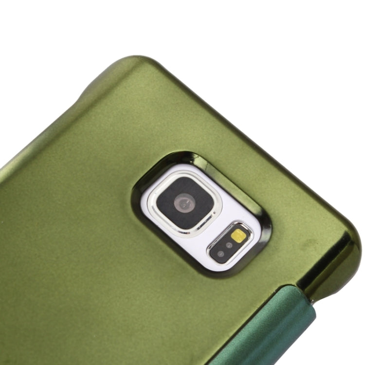 Electroplating Mirror Horizontal Flip Leather Case for Galaxy Note 5 / N920