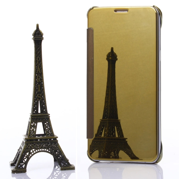 Electroplating Mirror Horizontal Flip Leather Case for Galaxy Note 5 / N920