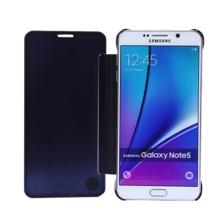 Electroplating Mirror Horizontal Flip Leather Case for Galaxy Note 5 / N920