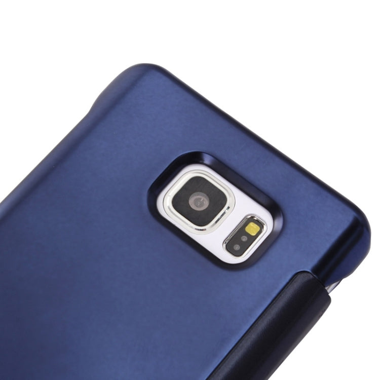 Electroplating Mirror Horizontal Flip Leather Case for Galaxy Note 5 / N920