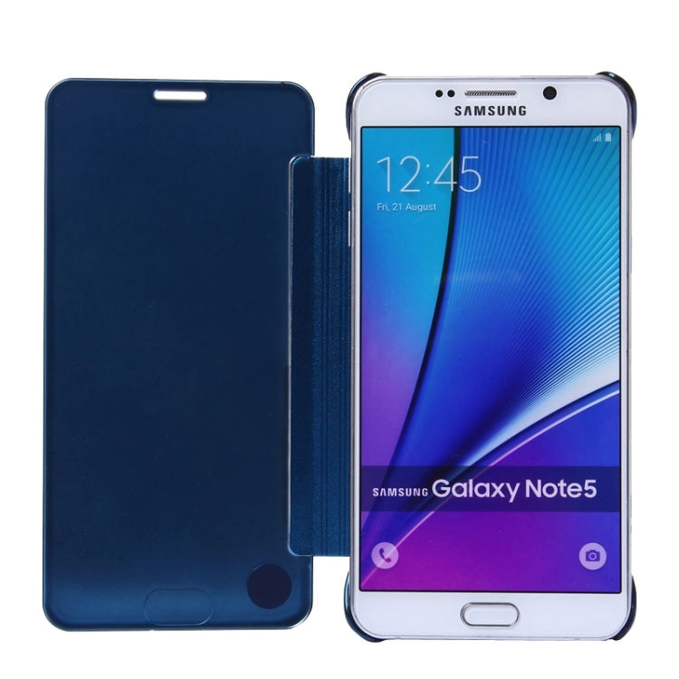 Electroplating Mirror Horizontal Flip Leather Case for Galaxy Note 5 / N920