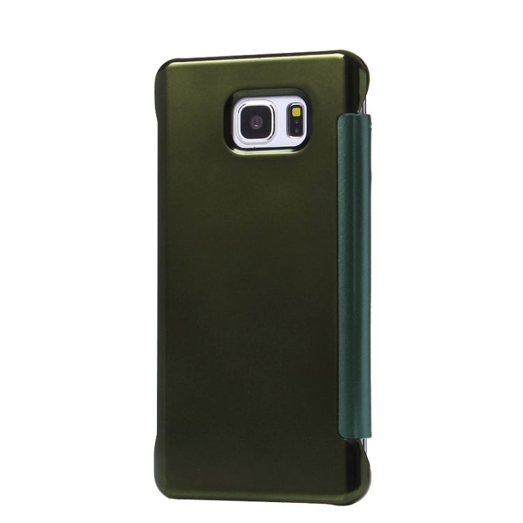 For Galaxy S6 Edge+ / G928 Electroplating Mirror Horizontal Flip Leather Case