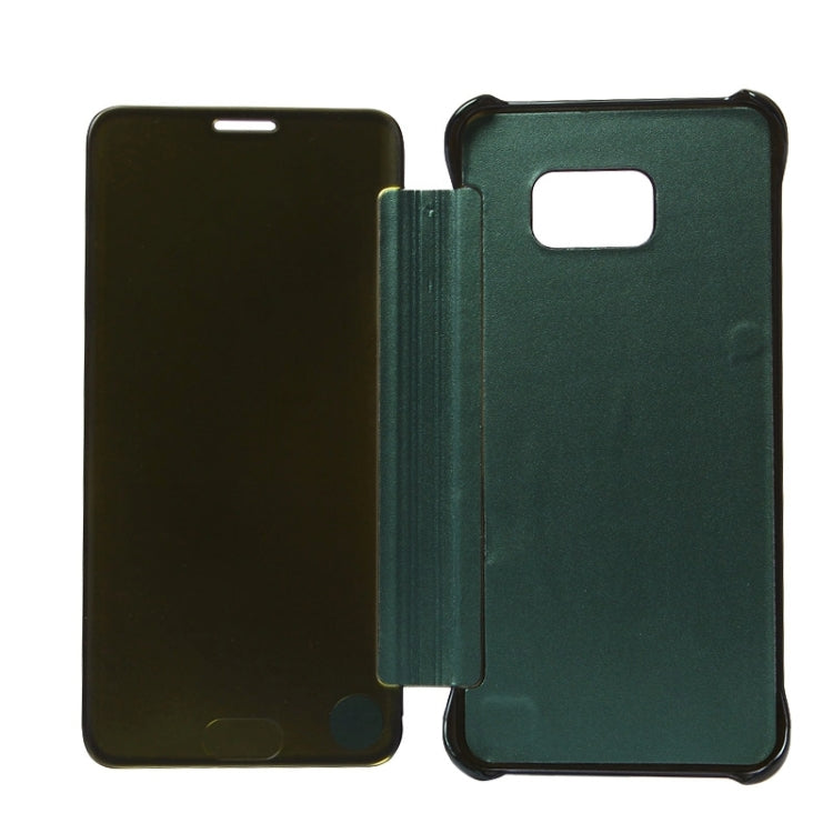 For Galaxy S6 Edge+ / G928 Electroplating Mirror Horizontal Flip Leather Case