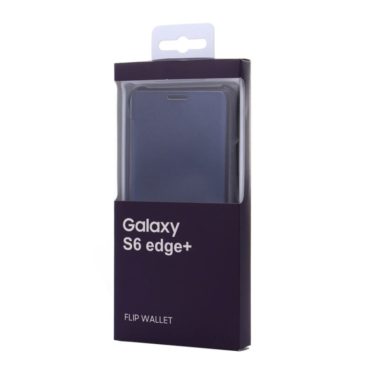 For Galaxy S6 Edge+ / G928 Electroplating Mirror Horizontal Flip Leather Case