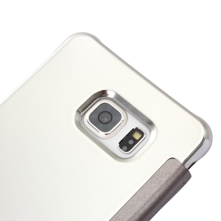 For Galaxy S6 Edge+ / G928 Electroplating Mirror Horizontal Flip Leather Case