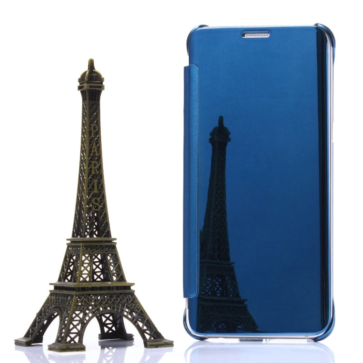 For Galaxy S6 Edge+ / G928 Electroplating Mirror Horizontal Flip Leather Case