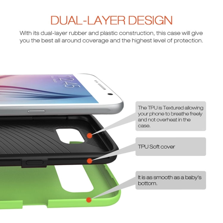 Slicoo for Galaxy S6 / G920 TPU + PC Combination Case