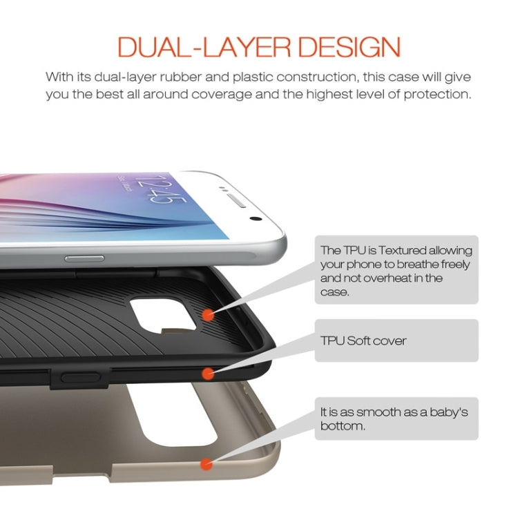 Slicoo for Galaxy S6 / G920 TPU + PC Combination Case