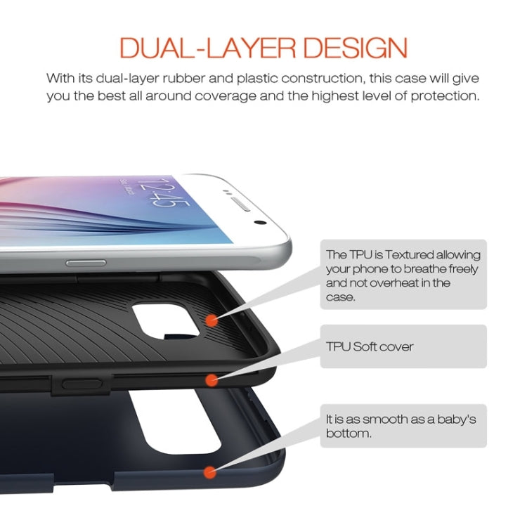 Slicoo for Galaxy S6 / G920 TPU + PC Combination Case