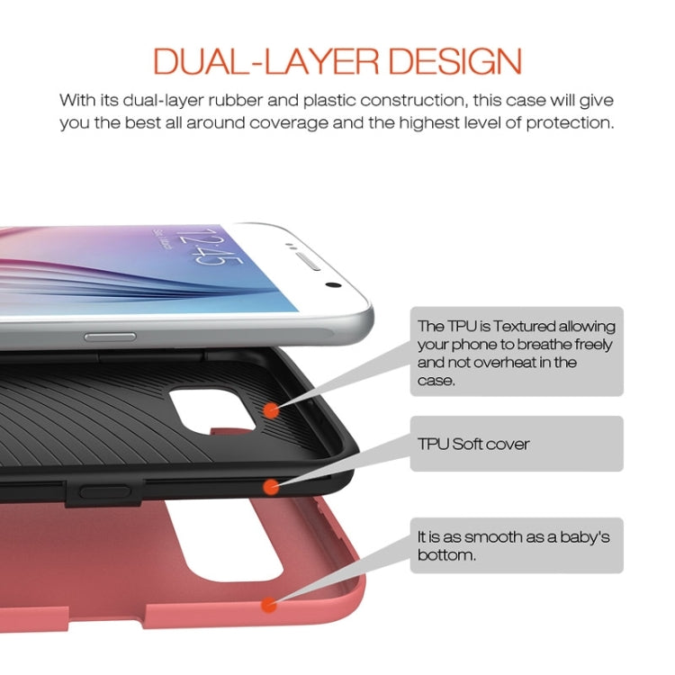 Slicoo for Galaxy S6 / G920 TPU + PC Combination Case