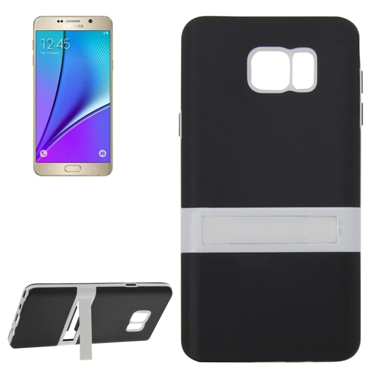 TPU + Plastic Combination Protective Case with Holder for Galaxy Note 5 / N920