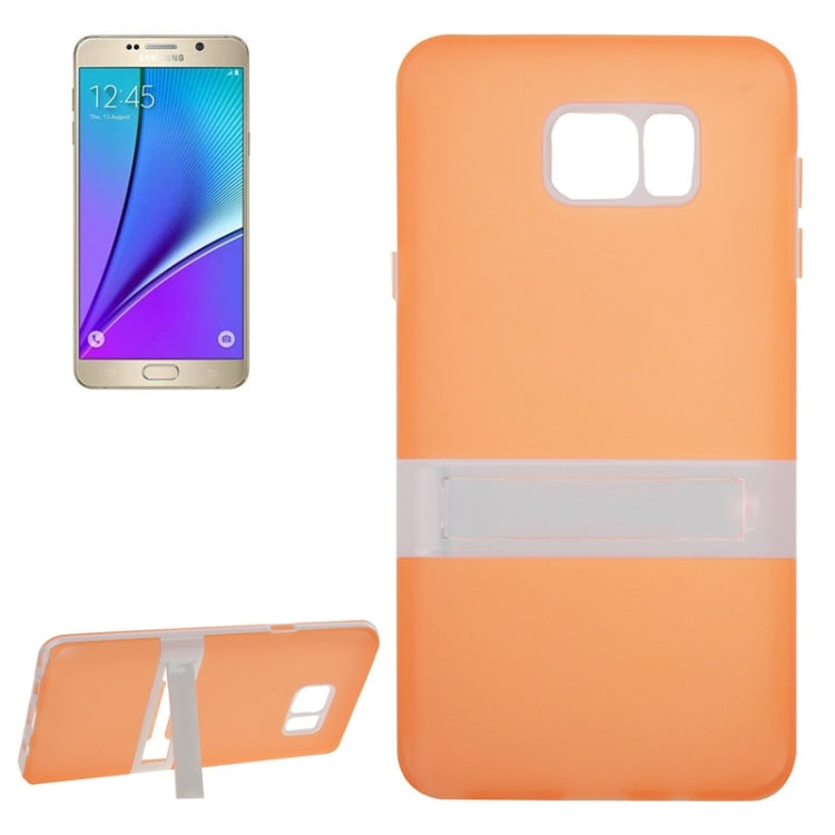TPU + Plastic Combination Protective Case with Holder for Galaxy Note 5 / N920
