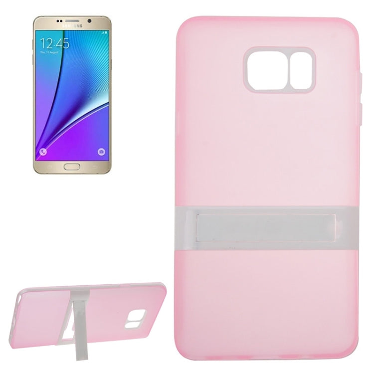TPU + Plastic Combination Protective Case with Holder for Galaxy Note 5 / N920