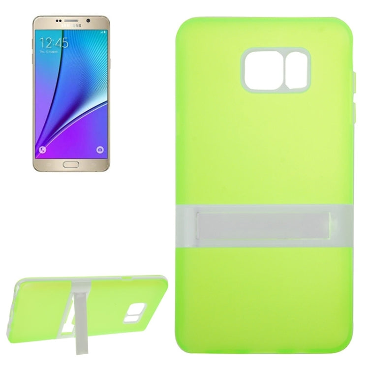 TPU + Plastic Combination Protective Case with Holder for Galaxy Note 5 / N920