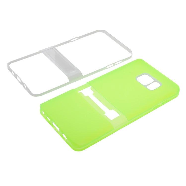 TPU + Plastic Combination Protective Case with Holder for Galaxy Note 5 / N920