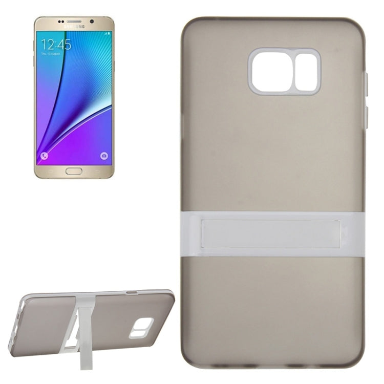 TPU + Plastic Combination Protective Case with Holder for Galaxy Note 5 / N920