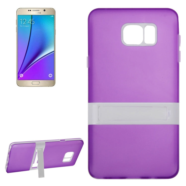 TPU + Plastic Combination Protective Case with Holder for Galaxy Note 5 / N920