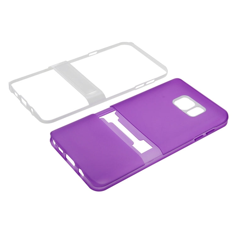 TPU + Plastic Combination Protective Case with Holder for Galaxy Note 5 / N920