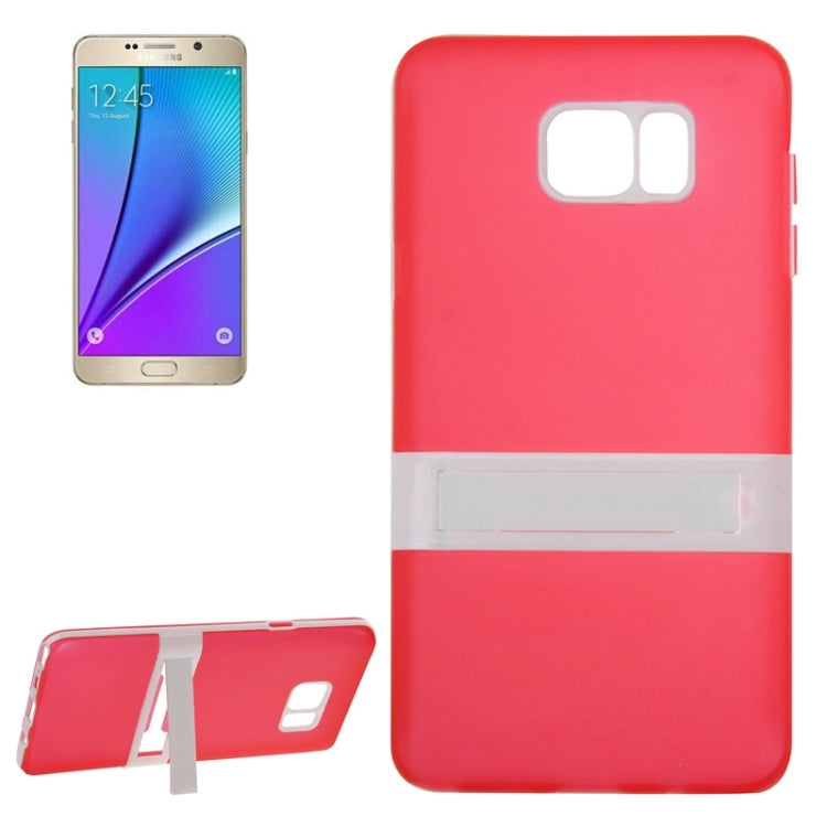 TPU + Plastic Combination Protective Case with Holder for Galaxy Note 5 / N920