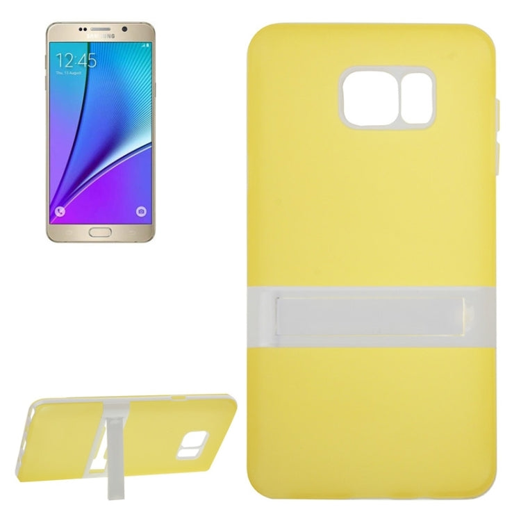 TPU + Plastic Combination Protective Case with Holder for Galaxy Note 5 / N920