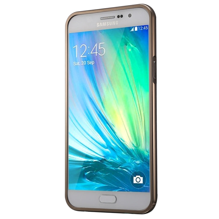 Push-pull Style Metal Plating Bumper Frame + Acrylic Back Cover Combination Case for Galaxy A3 / A300F