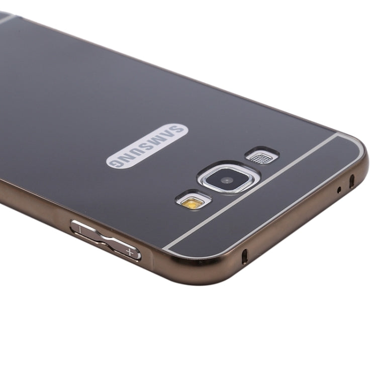 Push-pull Style Metal Plating Bumper Frame + Acrylic Back Cover Combination Case for Galaxy A3 / A300F