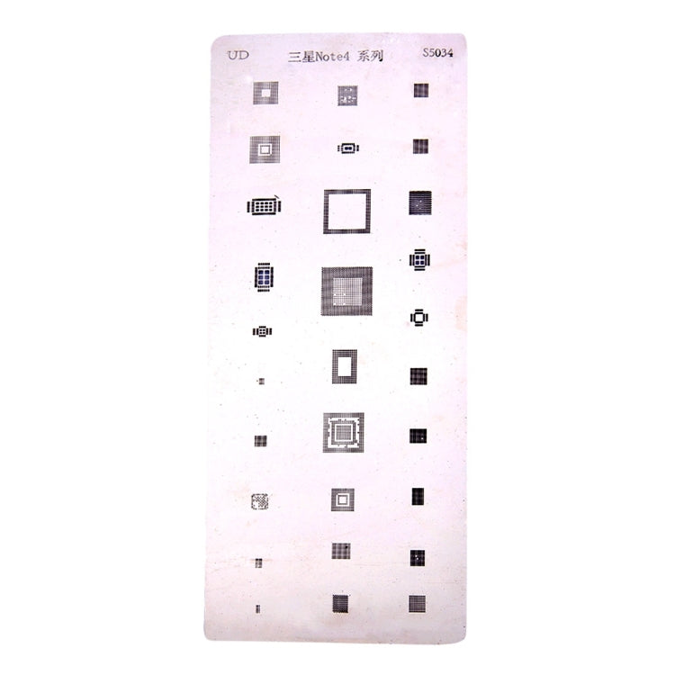 Mobile Phone Rework Repair BGA Reballing Stencils for Galaxy Note 4 / N9100