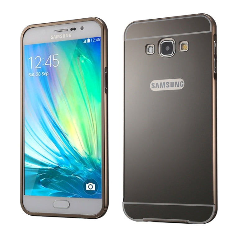 Push-pull Style Metal Plating Bumper Frame + Acrylic Back Cover Combination Case for Galaxy A5 / A500F