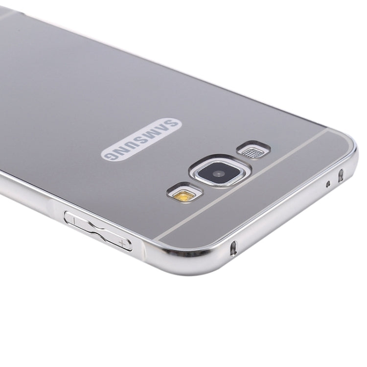 Push-pull Style Metal Plating Bumper Frame + Acrylic Back Cover Combination Case for Galaxy A5 / A500F