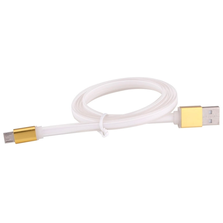 Noodle Style Micro USB to USB 2.0 Data / Charger Cable for Galaxy S6 / S5 / S IV / Note 5 / Note 5 Edge, HTC, Sony, Length: 1m