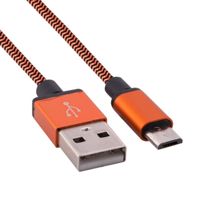 1m Woven Style Micro USB to USB 2.0 Data / Charger Cable, For Samsung, HTC, Sony, Lenovo, Huawei, and other Smartphones