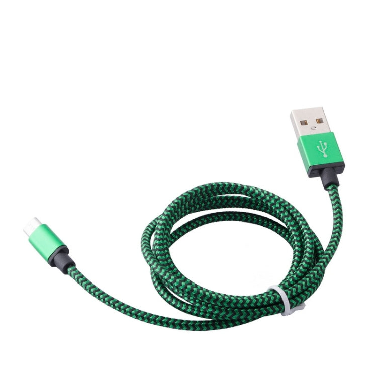 1m Woven Style Micro USB to USB 2.0 Data / Charger Cable, For Samsung, HTC, Sony, Lenovo, Huawei, and other Smartphones