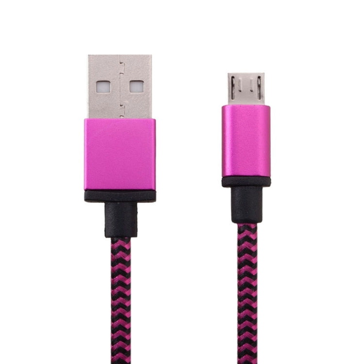 1m Woven Style Micro USB to USB 2.0 Data / Charger Cable, For Samsung, HTC, Sony, Lenovo, Huawei, and other Smartphones