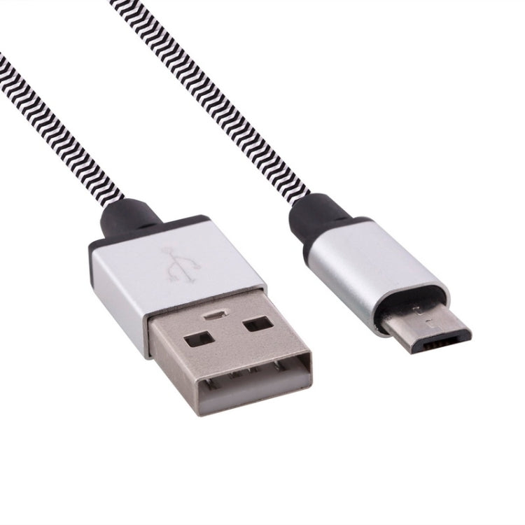 1m Woven Style Micro USB to USB 2.0 Data / Charger Cable, For Samsung, HTC, Sony, Lenovo, Huawei, and other Smartphones