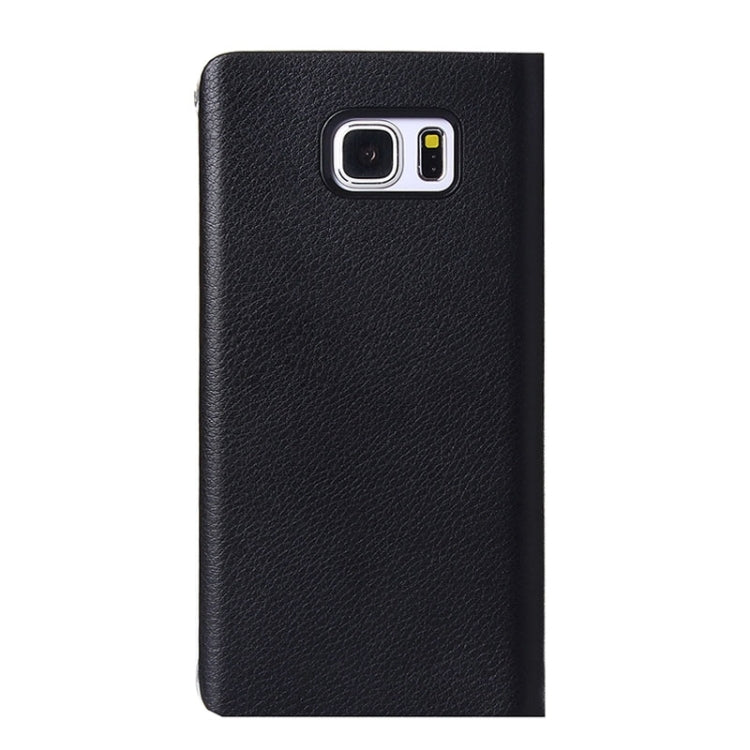 Litchi Texture Horizontal Flip Leather Case with Sleep / Wake-up Function for Galaxy Note 5 / N920