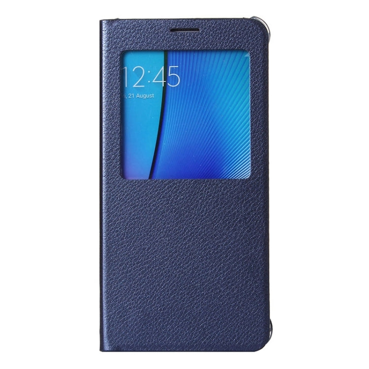 Litchi Texture Horizontal Flip Leather Case with Sleep / Wake-up Function for Galaxy Note 5 / N920