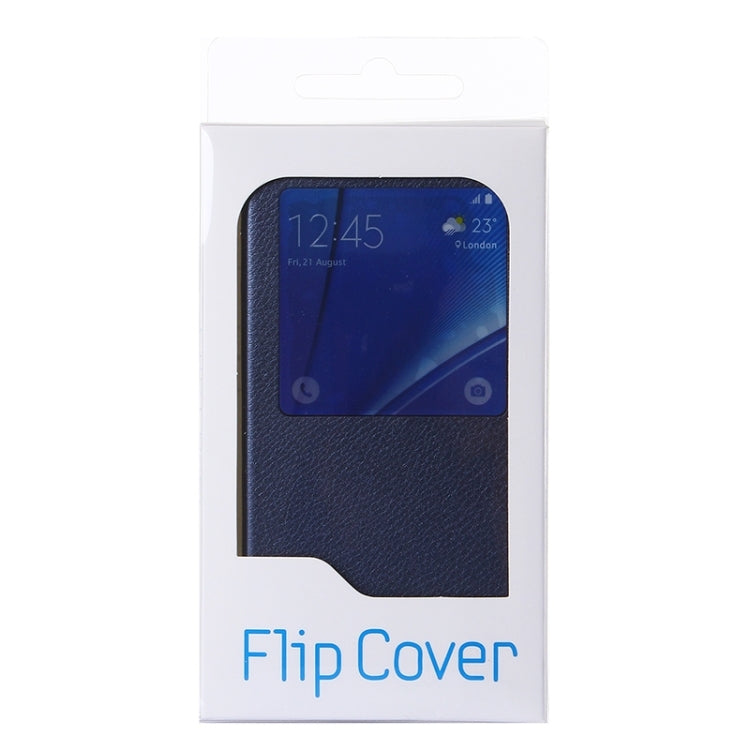 Litchi Texture Horizontal Flip Leather Case with Sleep / Wake-up Function for Galaxy Note 5 / N920