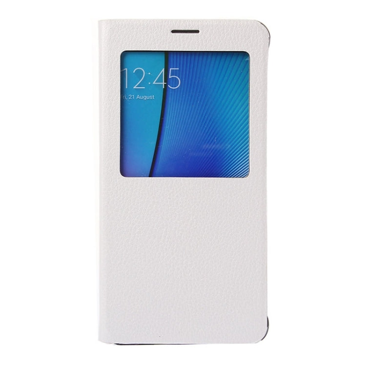 Litchi Texture Horizontal Flip Leather Case with Sleep / Wake-up Function for Galaxy Note 5 / N920