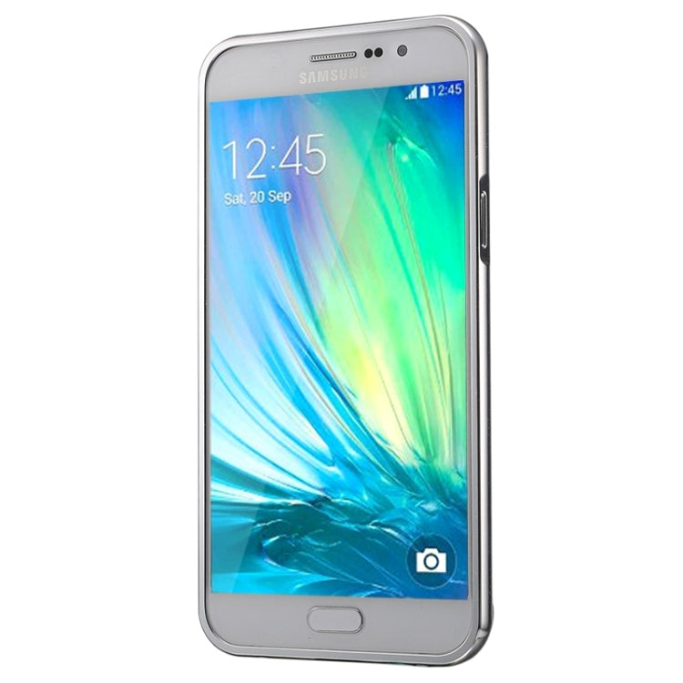 Push-pull Style Metal Plating Bumper Frame + Acrylic Back Cover Combination Case for Galaxy A7 / A700F