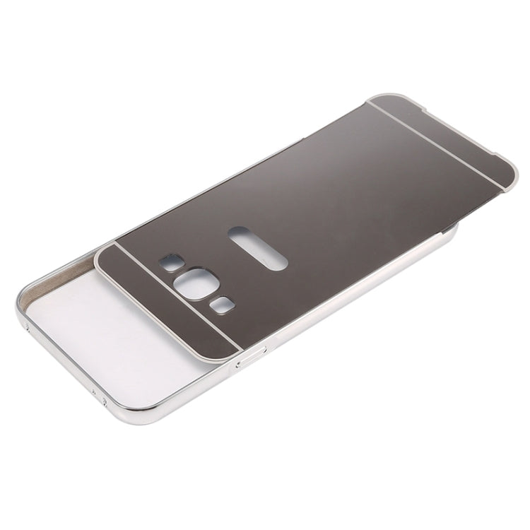 Push-pull Style Metal Plating Bumper Frame + Acrylic Back Cover Combination Case for Galaxy A8