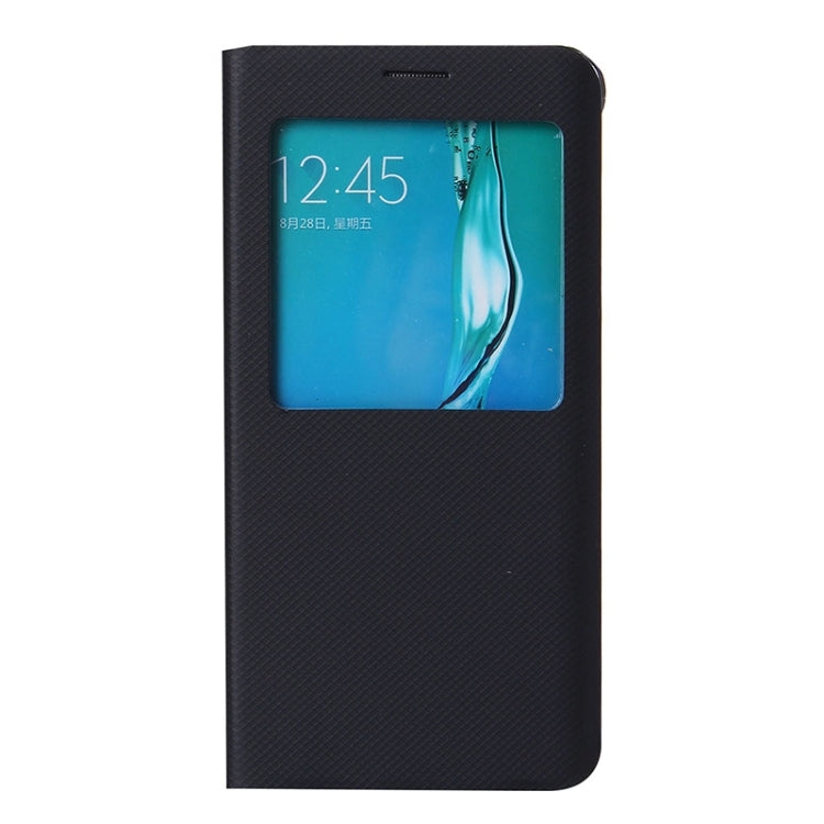 For Galaxy S6 Edge+ / G928 Litchi Texture Horizontal Flip Leather Case with Sleep / Wake-up Function
