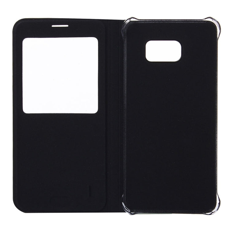 For Galaxy S6 Edge+ / G928 Litchi Texture Horizontal Flip Leather Case with Sleep / Wake-up Function