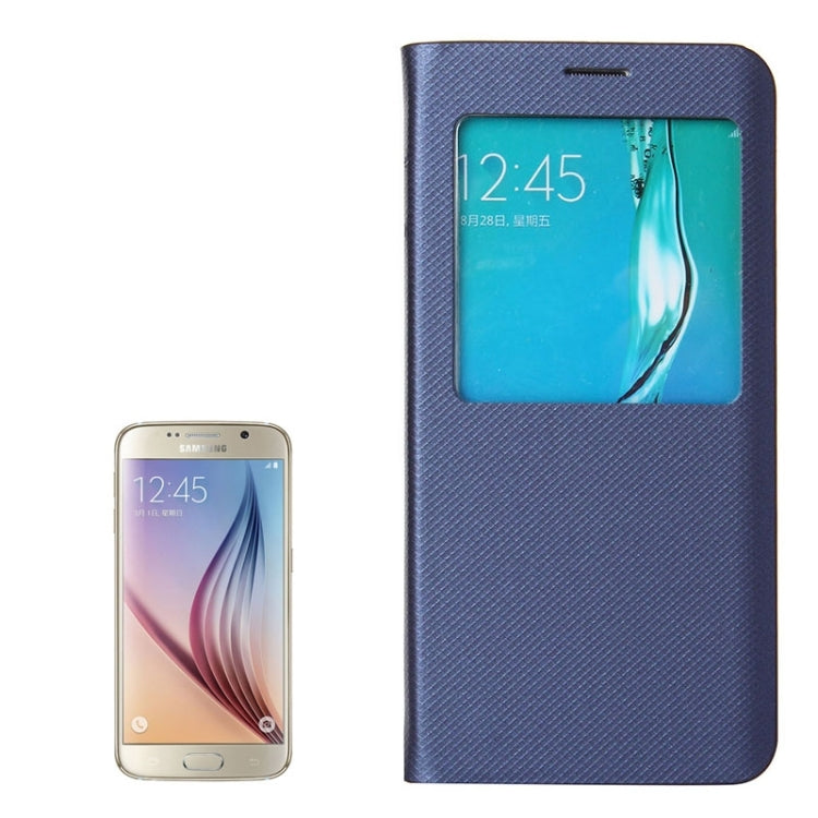 For Galaxy S6 Edge+ / G928 Litchi Texture Horizontal Flip Leather Case with Sleep / Wake-up Function