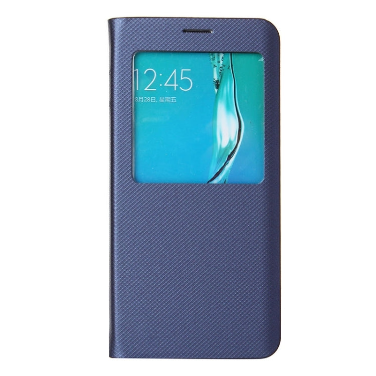 For Galaxy S6 Edge+ / G928 Litchi Texture Horizontal Flip Leather Case with Sleep / Wake-up Function